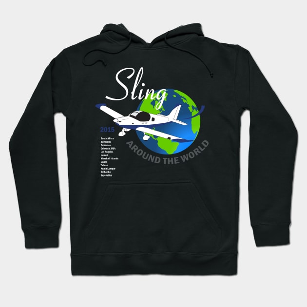 Sling Around The World 2015 Hoodie by ocsling